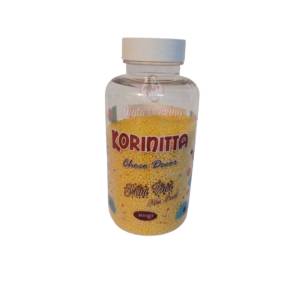 Perlute din Ciocolata 2 mm - Galben / Sari Sidefat - 200g - Korinitta