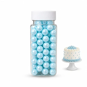 Perlute din Zahar 10 mm - Albastru Deschis / Blue - 100 gr - Dr Gusto