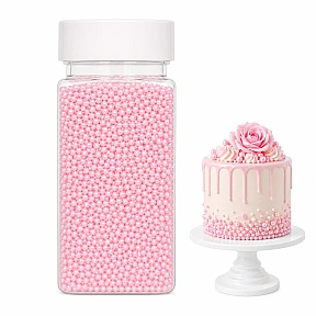 Perlute din Zahar 2 mm - Roz / Pembe - 100 gr - Dr Gusto