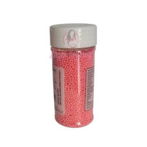 Perlute din Zahar 2 mm - Roz / Pembe - 90 gr - Dr Gusto