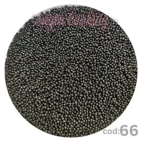 Perlute din Zahar 2mm - Mix NR66 Negru Metalizat - 100 gr - Anyta Cooking