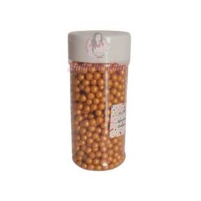 Perlute din Zahar 4 mm - Auriu Inchis - 90 gr - Dr Gusto