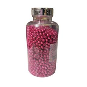 Perlute din Zahar 4 mm - Roz Metalizat / Pembe Renkli - 250g - Dr Gusto