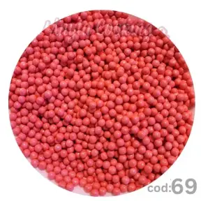 Perlute din Zahar 4mm - Mix NR69 - Roz Metalizat - 100 gr - Anyta Cooking