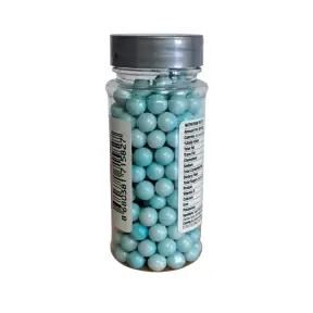  Perlute din Zahar 8 mm - Albastru / Boncuk Bebe Mavi - 90 gr - Dr Gusto