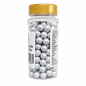 Perlute din Zahar 8 mm - ARGINTI / SILVER - 90 gr - Dr Gusto