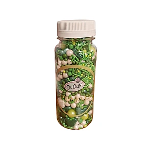 Perlute / Sprinkles din zahar - Verde/Green - 140g - Dr Gusto