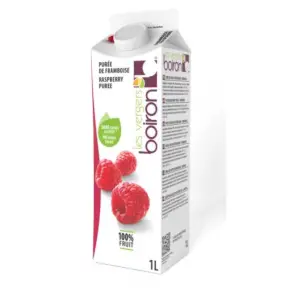 Piure de ZMEURA fara zahar - 1L - Boiron	