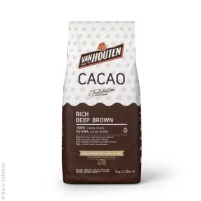 Pudra de cacao - RICH DEEP BROWN -1kg- Van Houten - Anyta Cooking