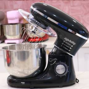 Robot de Bucătărie Mixer cu bol de 6.2 L - 1500W - Negru - Anyta Cooking