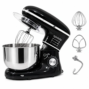 Robot de Bucătărie Mixer cu bol de 6.2 L - 2000W - Negru - Anyta Cooking