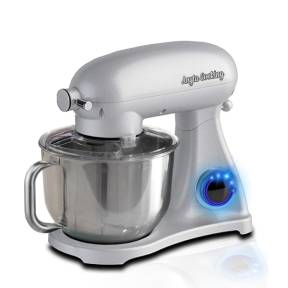 Robot de bucatarie Mixer cu bol de 6L din inox,1800W, din aluminiu, GRI - Anyta Cooking