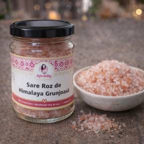 Sare Roz de Himalaya Grunjoasa 100% naturala - 200g - Anyta Cooking