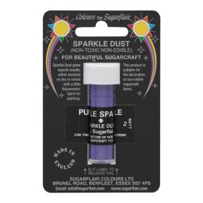 Sclipici decorativ necomestibil -2 gr - PURPLE SPARKLE / Violet - Sugarflair