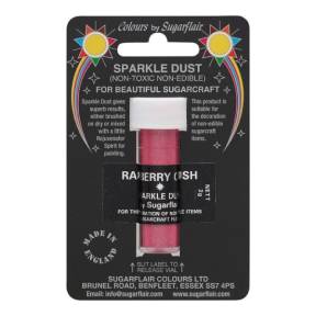 Sclipici decorativ necomestibil -2 gr -Zmeură / RASBERRY CRUSH- Sugarflair