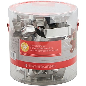 Set 18 buc decupatoare din inox - model Craciun - Wilton