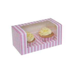 Set 2 buc Cutie pentru 2 Briose -CIRCUS PINK-House of Marie