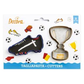 Set 2 Decupătoare - Trofeu si Gheată Fotbal - Decora