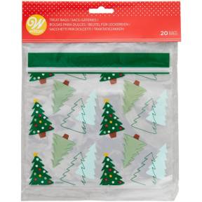 Set 20 Buc Pungi cadou transparent - Trees - Wilton