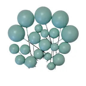  Set 20 sfere/bile din plastic pentru decor tort - Tiffany