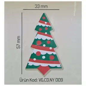 Set 320 buc decor din ciocolata - Brad de Craciun