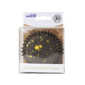 Set 30 buc Forme de copt briose - BLACK&amp;GOLD - PME