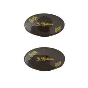 Set 320 decor ciocolata NEAGRA - La Multi Ani - OVAL - Dr Gusto