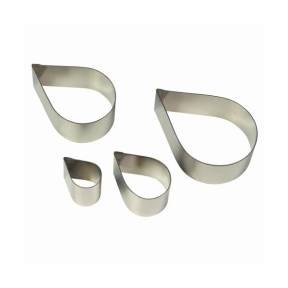 Set 4 Decupatoare Trandafir/Frunza - PME