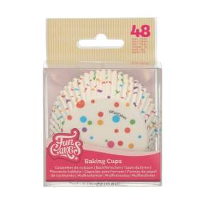 Set 48 buc Forme de copt briose - CONFETTI - Funcakes