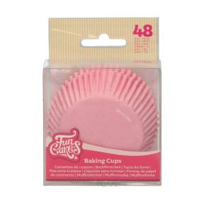 Set 48 buc Forme de copt briose - LIGHT PINK - Funcakes