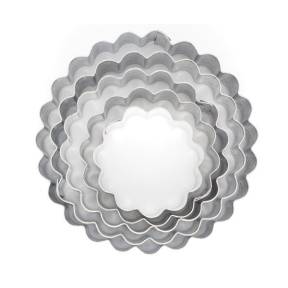 Set 5 buc Decupator otel inoxidabil-Tip floare-Cookie Cutter
