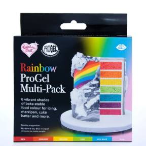 Set 6 buc Colorant GEL MULTIPACK RAINBOW - 6x25 GR – Rainbow Dust (ProGel)