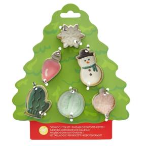 Set 6 buc Decupatoare din inox - TREE - 3- 5 cm -  Wilton