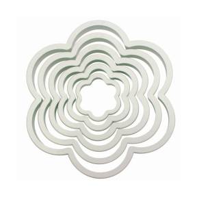 Set 6 buc Decupatoare din plastic - FLOWER- Pme