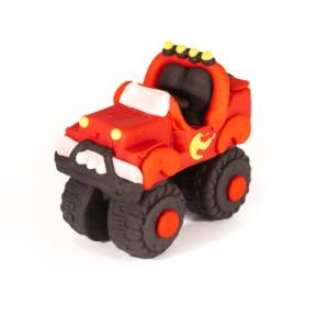 Set decor comestibil - Camion monstru roșu - Anyta Cooking