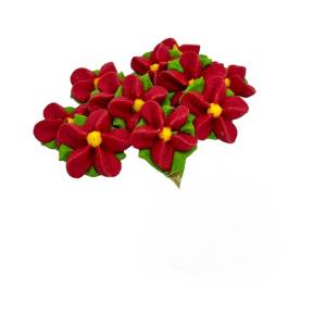  Set decor comestibil - „Floare de padure rosie" -  Anyta Cooking 