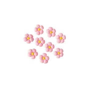  Set decor comestibil - „Flori de mătase roz" -  Anyta Cooking 