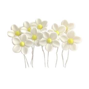  Set decor comestibil - Margareta cu centru galben - Anyta Cooking 