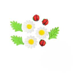 Set decor comestibil  - „Margarete de câmp” 36 buc - Anyta Cooking 