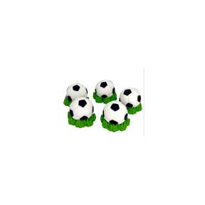 Set decor comestibil - „Minge de fotbal"  5buc - Anyta Cooking 