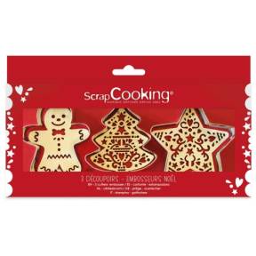 Set decupatoare si emboasoare Craciun – Scrapcooking