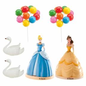 Set figurină tort - Prințesă Disney- 40x240x170 mm- Dekora