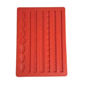 Mulaj din silicon Macrame (M1011) - 13 x 19 cm - Anyta Cooking