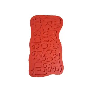 Mulaj din silicon Litere (M3012) - 13 x 24 cm - Anyta Cooking