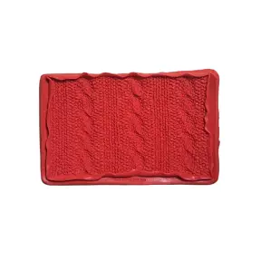 Mulaj din silicon Macrame (M3064) - 9 x 14 cm - Anyta Cooking