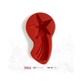 Mulaj din silicon Stea Cazatoare - (M3154) - 11 x 7 cm - Anyta Cooking