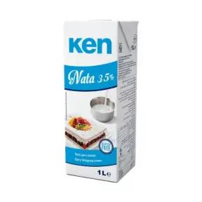 Smântână lichidă pentru frișcă, Naturală 35% - 1L - Ken NATA - Anyta Cooking