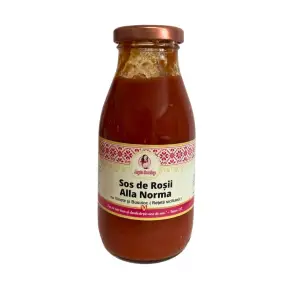 Sos de rosii Alla Norma bio cu vinete si busuioc Reteta Siciliana - 250g - Anyta Cooking