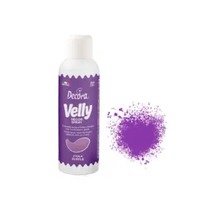 Spray alimentar cu efect de catifea/velvet - 100ml - MOV - Decora