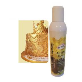 Spray Colorant Metalizat 250 ml - Auriu/Gold - Dr Gusto - Anyta Cooking